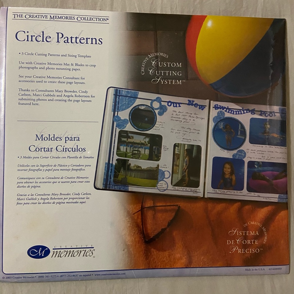 Scrapbooking - Custom cutting system